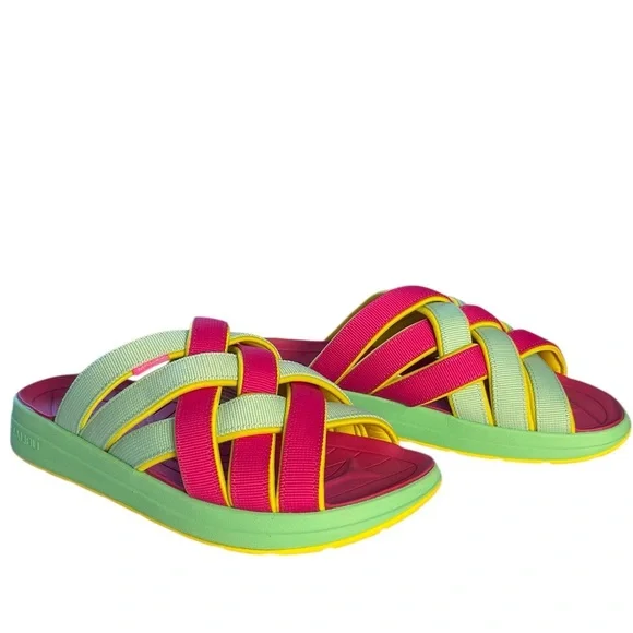 Malibu Sandals Zuma LX Woven Slide Arch Support Cushioned Size 10 - Picture 7 of 9